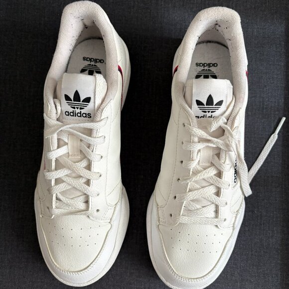 Adidas Ortholite Continental 80 'White Navy Scarlet' Sneakers, Size 7 - Picture 7 of 8